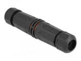 Delock Cableverbinder Für Aussenbereich 3 Pin, Ip68 Wasserdicht, Schraubbar, Cabledurchmesser 4,5 - 7,5 Mm Schwarz