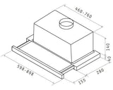 EAN 8020283003163 - Elica ELITE14 LUX GRIX/A/60 Telescópica o extraplana Plata, Acero inoxidable 336 m³/h imagen 4