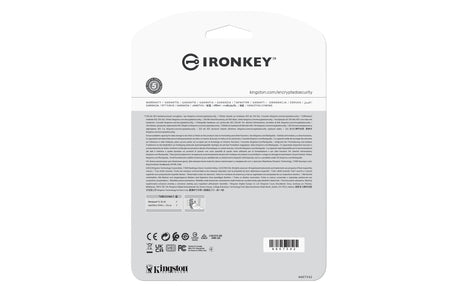 EAN 0740617329001 - Kingston Technology IronKey Vault Privacy 50 unidad flash USB USB tipo A 3.2 Gen 1 (3.1 Gen 1) Negro, Azu imagen 4