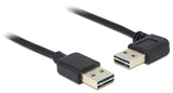 Delock Cable Easy-Usb 2.0 Tipo-A M/M 3m Negro