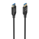 Aisens Cable Hdmi V2.1 Aoc Ultra Alta Velocidad / Hec 8k@60hz 4k@120hz 4:4:4 48gbps, A/M-A/M, Negro, 25m
