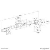 EAN 8717371445485 - Neomounts FPMA-CB100BLACK accesorio para soporte de monitor imagen 8
