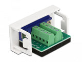 Delock Easy 45 Moduloo D-Sub 9 Pin Hembra A 10 Pin Terminal Block 22,5 X 45 Mm