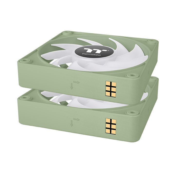 Ventilador  Thermaltake Ct140 Ex Argb Sync De Refrigeración Para Pc, Ventilador Verde Claro, Paquete De 3 Cl-F197-Pl14mg-A