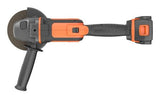 Amoladora Angular Inalámbrica Black+Decker Bcg720m1, 18 Voltios Negro/Naranja, Batería Li-Ion 4ah Bcg720m1-Qw