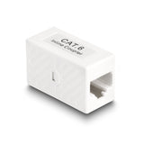 Delock 88133 Adaptador Rj45 Hembra A Rj45 Hembra Cat.6 Utp Blanco