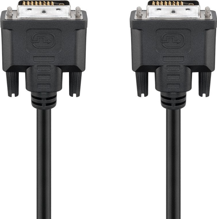 Dvi-D Fullhd Cable Dual Link, Black, 3 M - Dvi-D Plug Dual-L