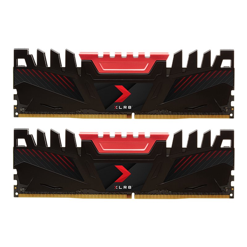 Memoria Ram Pny Xlr8 Ddr4 16 Gb Kit (2 X 8 Gb) 3200 Mhz Pc4-25600 Cl16  1.35v Xmp Support
