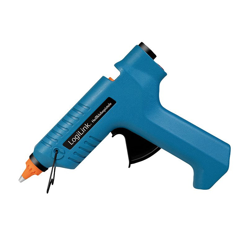 Logilink Wz0052 Pistola Y Lápiz De Silicona Caliente Pistola De Cola Termofusible Azul 80 W