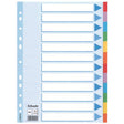 EAN 5902812001945 - Esselte Multi-coloured Cardboard Dividers Separador en blanco con pestaña Caja de cartón imagen 1