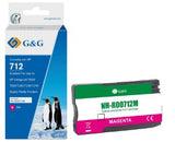 G&G Cartucho Hp 712xl 3ed68a Permanent & Wasserf. 29 Ml