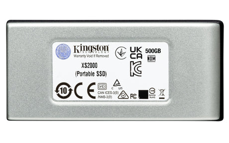 EAN 0740617321333 - Kingston Technology XS2000 2 TB USB Tipo C 3.2 Gen 2 (3.1 Gen 2) Negro, Plata imagen 2