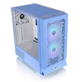 Caja Thermaltake Ceres 330 Tg Hydrangea Blue Argb Atx 2xusb 3.0 Sin Fuente Azul
