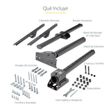 Startech.Com Base Soporte Vesa Ajustable De Montaje En Techo Para Pantallas De 37 A 70 Pulgadas - Mástil Corto