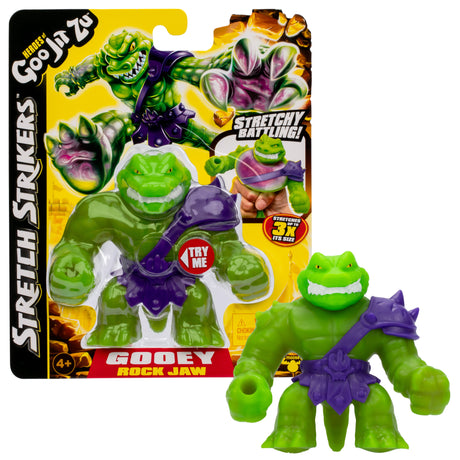 EAN 630996428450 - Goo Jit Zu Stretch Strikers - Rockjaw Figura de juguete elástica imagen 4