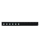 Efb Bestckte 12 Port Frontblende Mit 6 X Lc Duplex Kupplung Om3 Vertikal, Grau