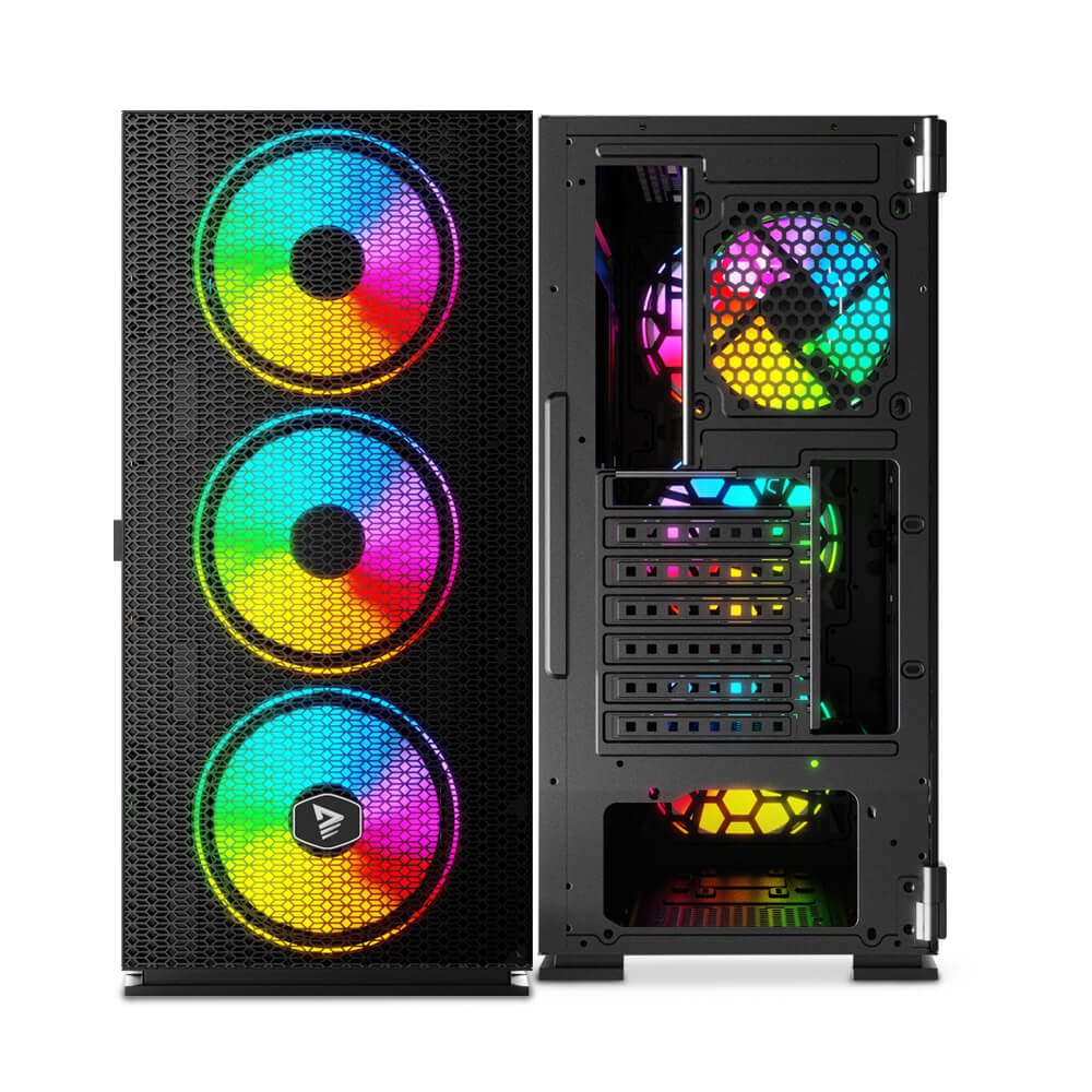Caja Pc Savio Gaming Raptor X1 Argb Atx Savgc-Raptorx1