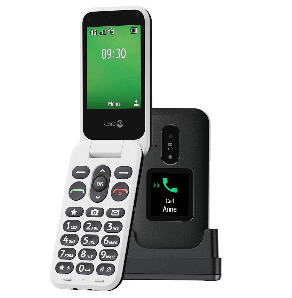 Doro Leva E30 - Negro-Blanco