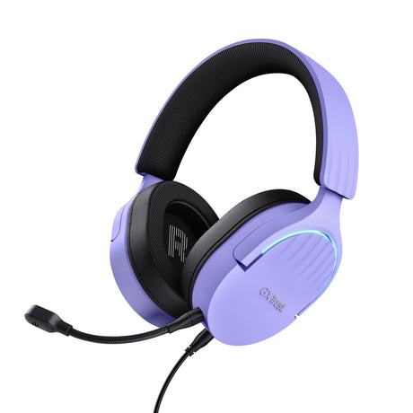 EAN 8713439253030 - Trust GXT 490P FAYZO Auriculares Alámbrico Diadema Juego USB tipo A Negro, Púrpura imagen 2