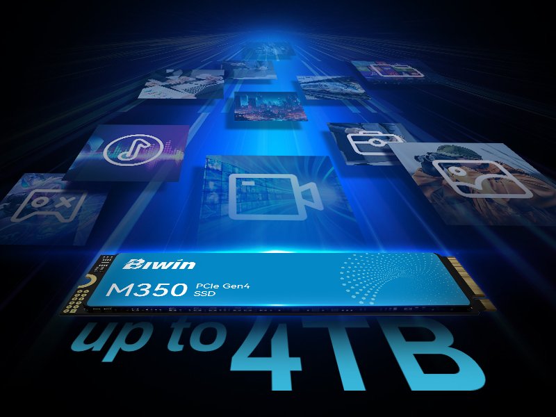 Biwin Ssd M350 500gb Pcie Gen4×4 5000 Mb-S