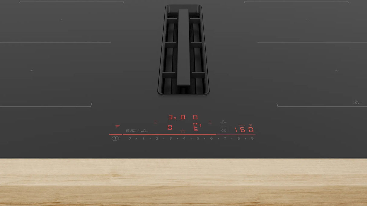 EAN 4242005433612 - Bosch Serie 6 PVQ811H26E hobs Negro Integrado 80 cm Con placa de inducción 4 zona(s) Campana integrada imagen 2