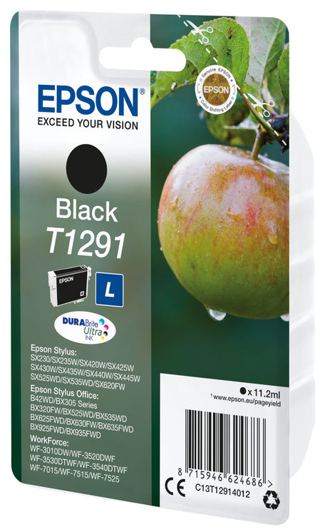 EAN 8715946624693 - Epson Apple T1291 cartucho de tinta 1 pieza(s) Original Negro imagen 1