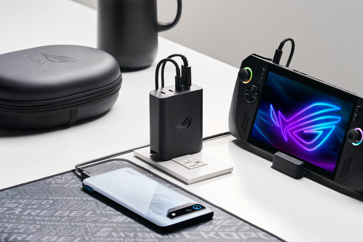 EAN 4711387606537 - ASUS ROG 140W USB-C GaN Universal Negro Corriente alterna Carga rápida Interior imagen 11