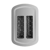 Orbegozo To 5030 Tostadora De Doble Rebanada - Potente Y Versatil Tostador Con 6 Niveles De Tostado - Funciones De