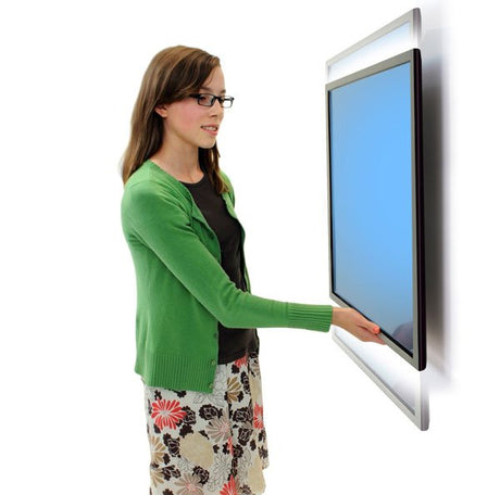 EAN 698833040074 - Ergotron 61-113-085 soporte para monitor 106,7 cm (42") Pared Negro imagen 5