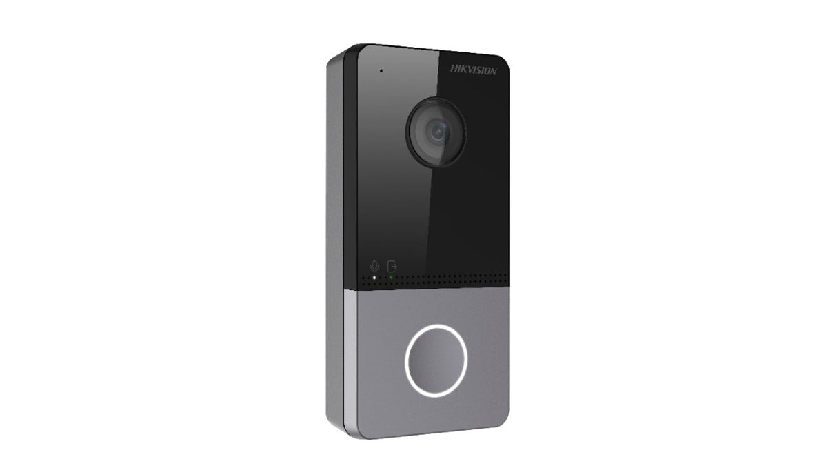 EAN 6931847109844 - Hikvision DS-KV6113-WPE1(C) sistema de intercomunicación de video 2 MP Negro, Gris imagen 3