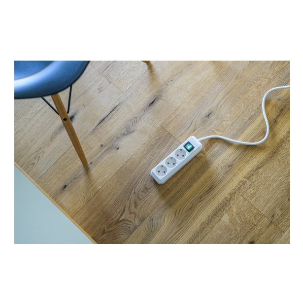 Regleta De Enchufes Brennenstuhl Eco-Line Con Interruptor De 3 Vías, Blanco, 5,0 M