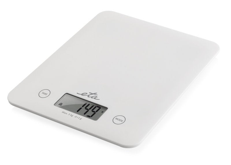 Eta Bascula De Cocina Lori Eta277790000 Peso Mã¡Ximo (Capacidad) 5 Kg, Graduaciã³n 1 G, Display Tipo Lcd, Blanco