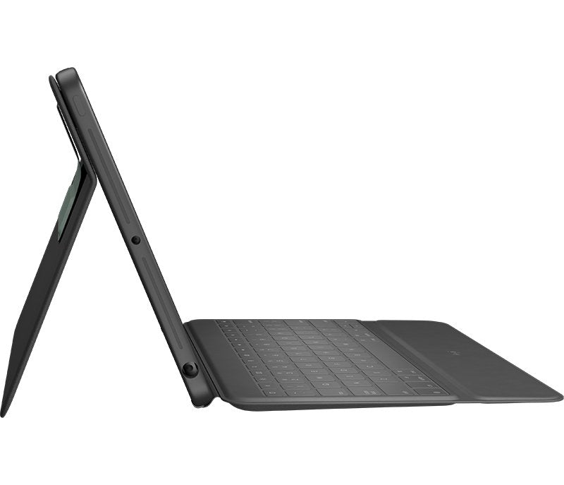 Logitech Rugged Folio - Teclado Y Funda Tipo Folio - Apple Smart Connector - Pan Nórdico - Para Apple 10.2-Inch Ipad (7. Generation, 8. Generation, 9. Generation)