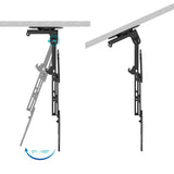 Tooq Soporte Techo Pantalla 23-55 Giro 180º - Inclinable - Negro