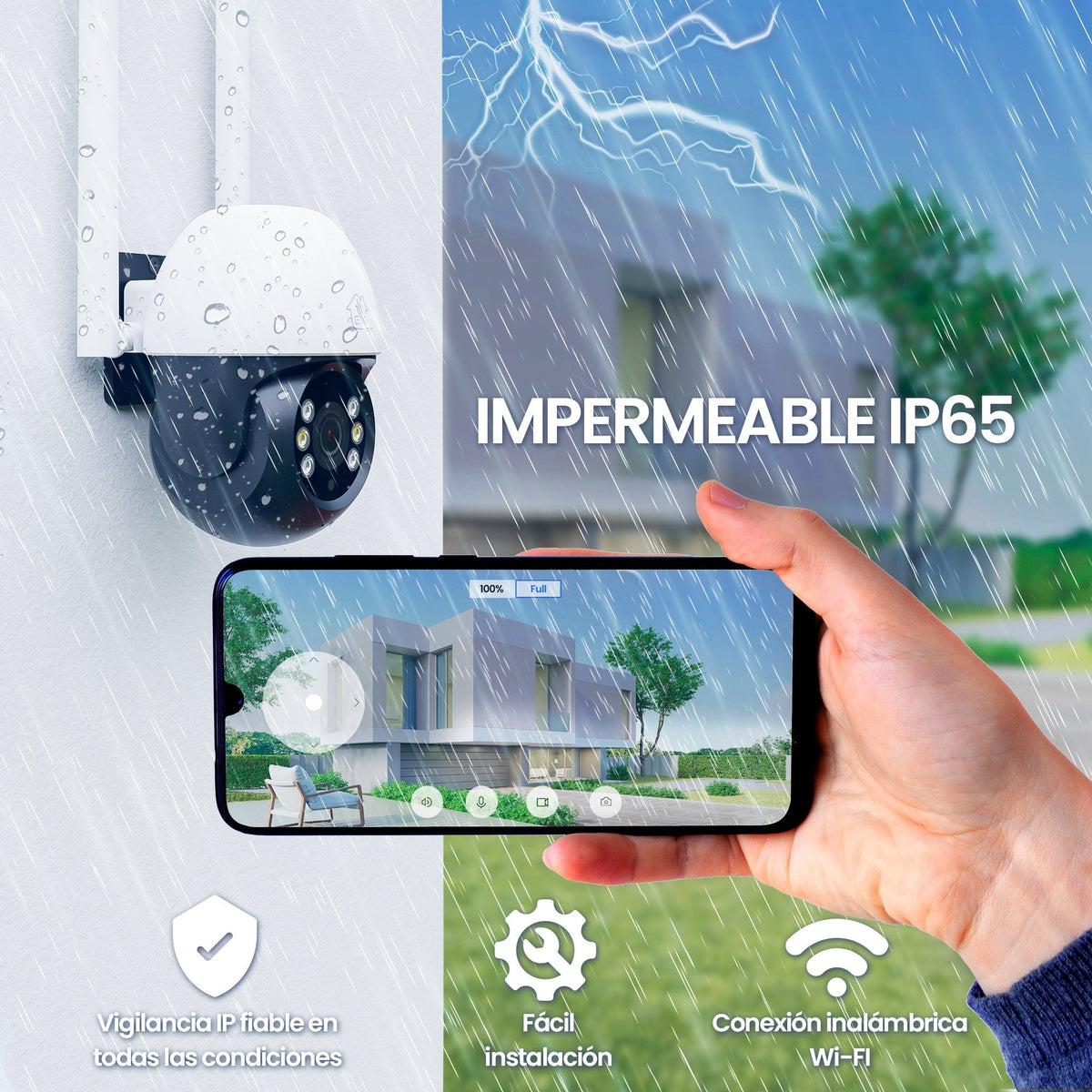 Extralink Outdoor Security Camera Full Hd 1296p Ptz Eoc-268