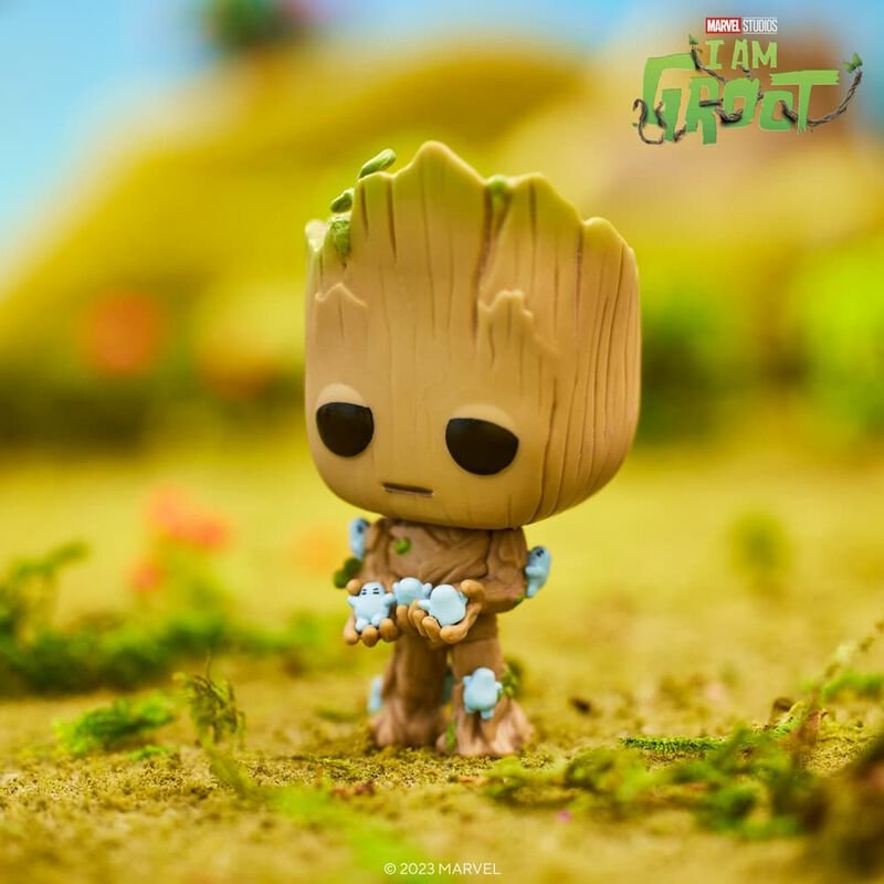 Funko Pop Marvel Guardianes De La Galaxia Groot With Grunds 70652
