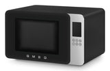 Smeg Mikrowelle M. Grill Moc01blmeu , Negro