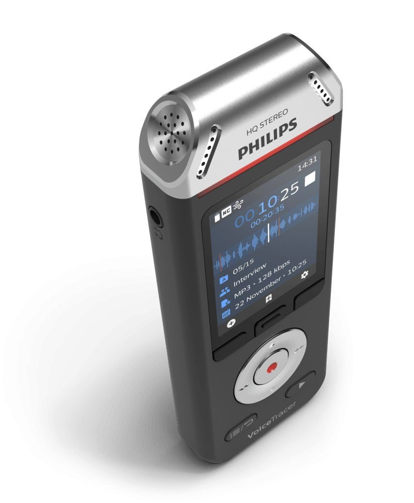 EAN 0855971006434 - Philips Voice Tracer DVT2110/00 dictáfono Tarjeta flash Negro, Cromo imagen 3