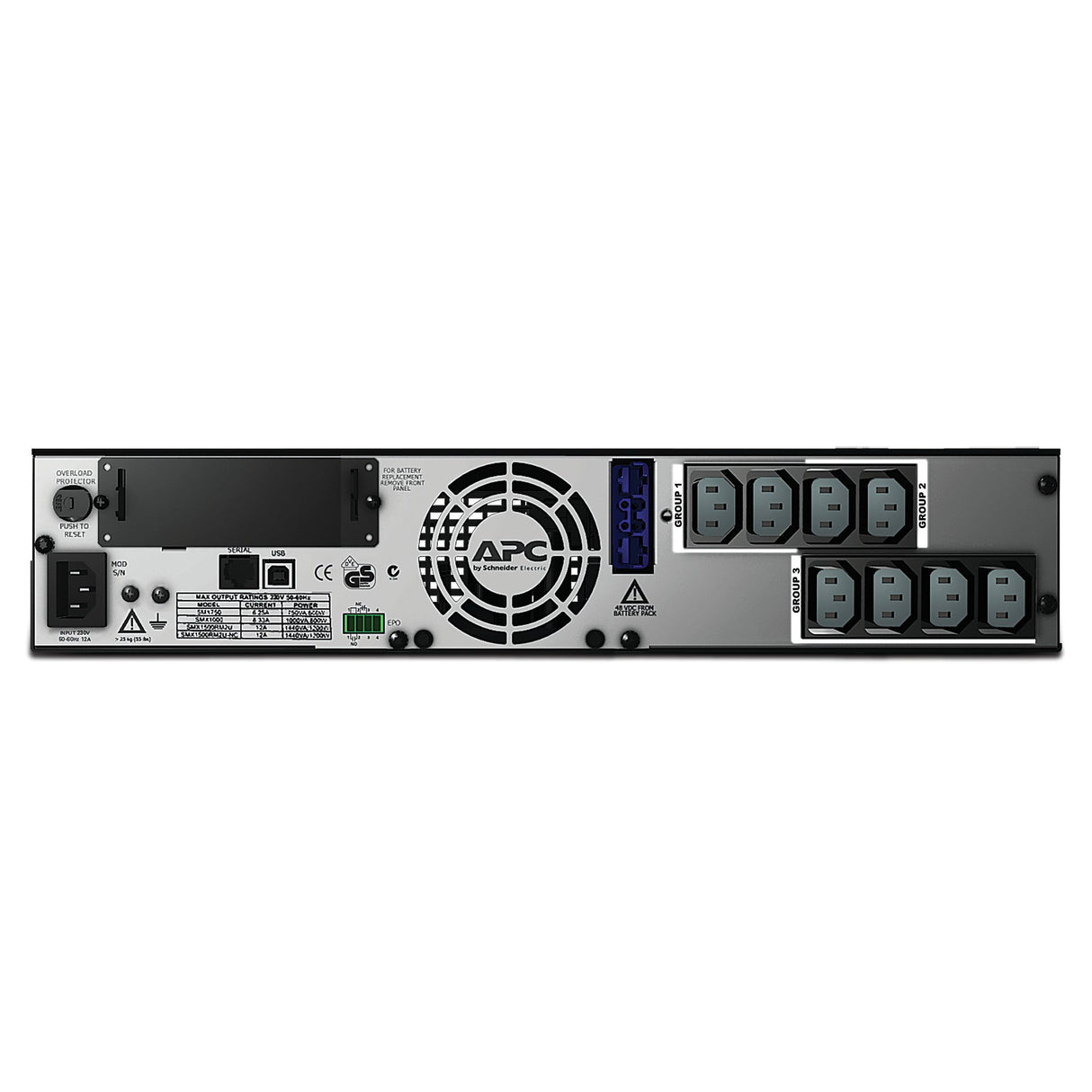 EAN 0731304268598 - APC Smart-UPS sistema de alimentación ininterrumpida (UPS) Línea interactiva 1,5 kVA 1200 W 8 salidas AC imagen 2