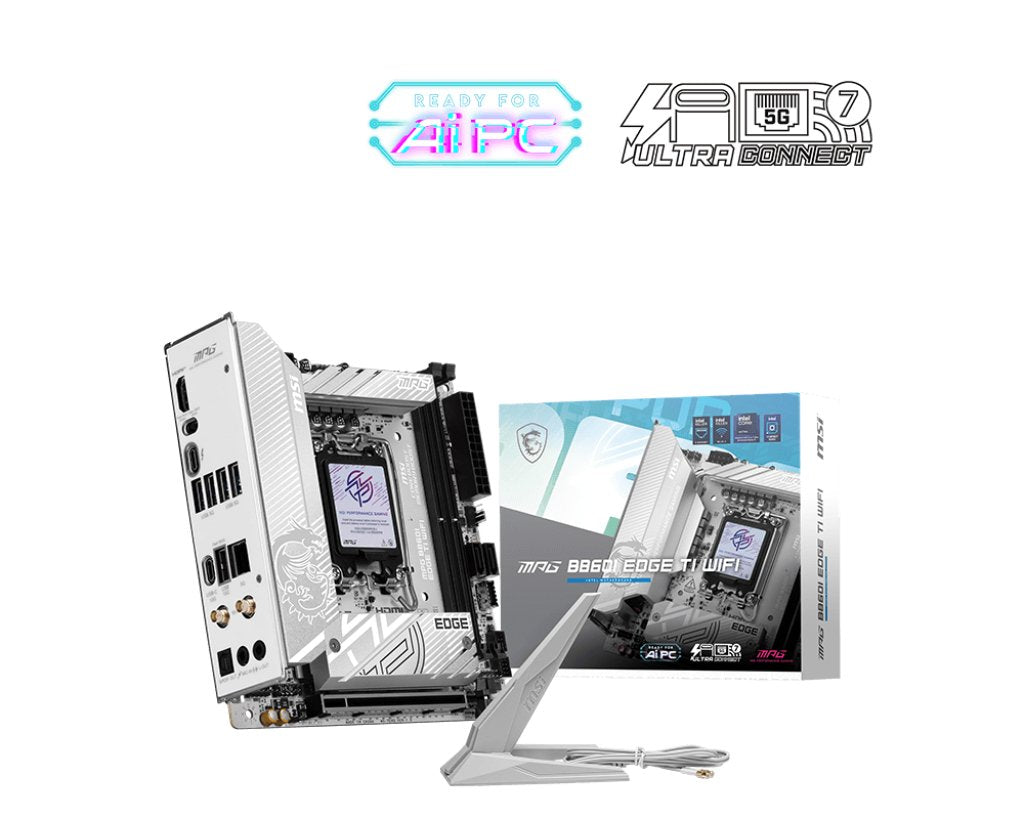 Msi Mpg B860i Edge Ti Wifi B860,S1851,Mitx,Ddr5