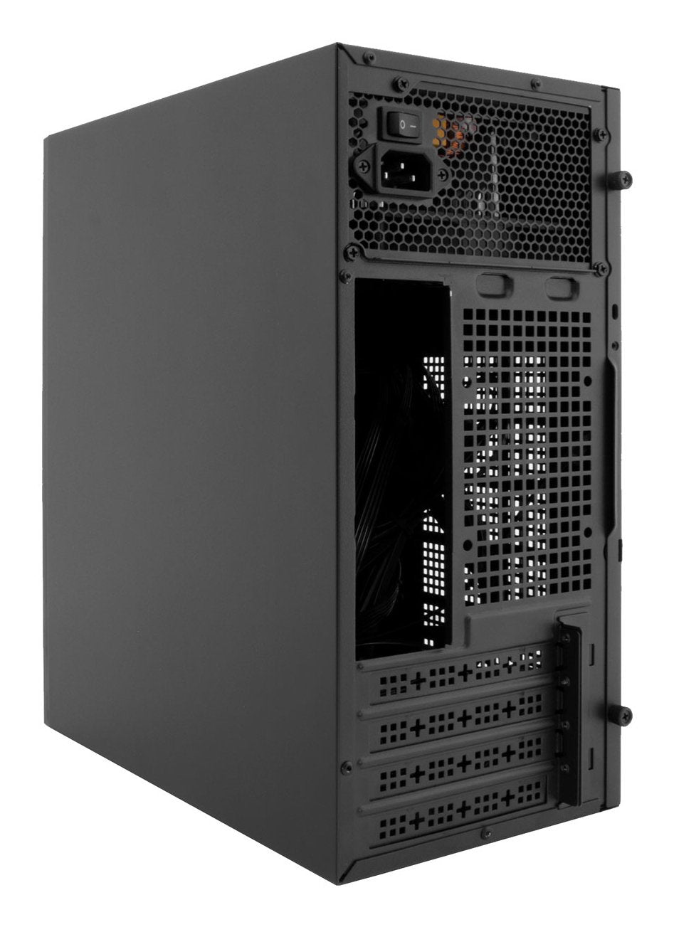Coolbox Caja Pc M440 Microatx Negro Bahías Int:2x3'5/2'5/ 2xusb3.0, 1xusb2.0/ Audio In/Out/ Sin Fuente De Alimentación