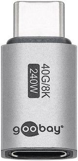 Goobay 74447 Usb-C Adapter Straight, Usb4