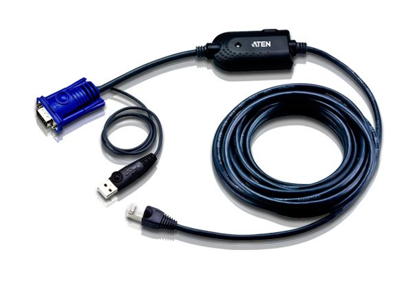 Módulo Cpu Usb, Cable Lan De 4,5 Metros, Aten Altusen Ka7970