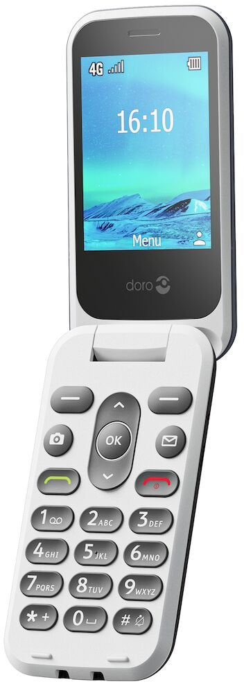 Doro 2820 4g, Grosstastenhandy, Aal (Ohne Netztei)