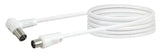 Schwaiger Antenancable 75 Db M. Winkel 3,0m Blanco