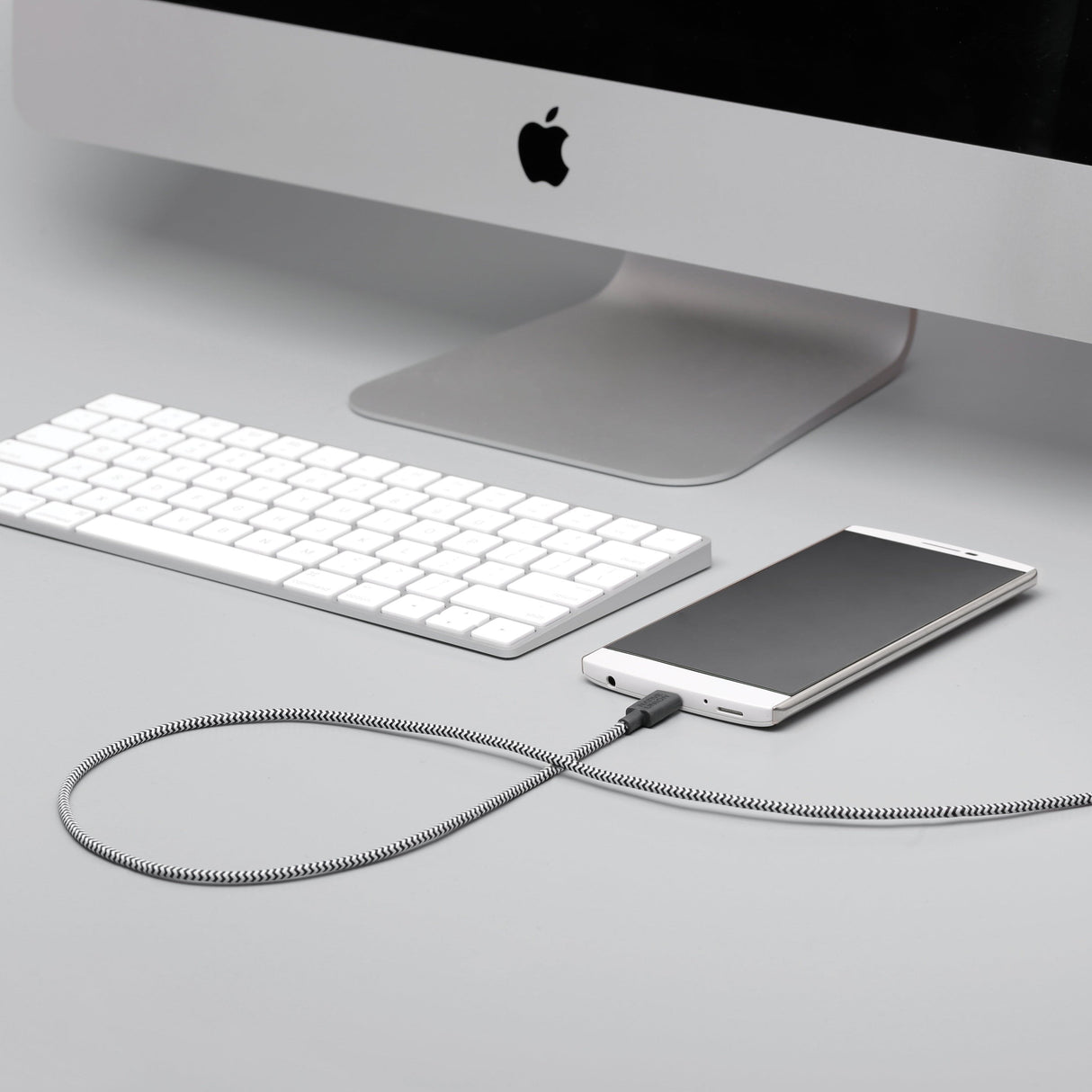Native Union Belt Cable Xl Cable Usb 3 M Usb A Usb C Negro, Blanco