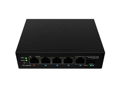 EAN 5901969447354 - Lanberg ILFE-4P-1GE-1S-90 switch No administrado Fast Ethernet (10/100) Energía sobre Ethernet (PoE) 1U N imagen 6