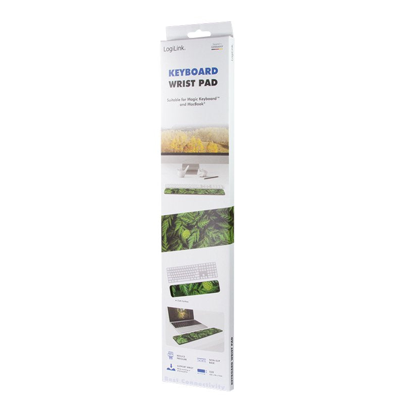 Logilink - Gaming Keyboard Wrist Wrest Pad, ''Forrest'' Long