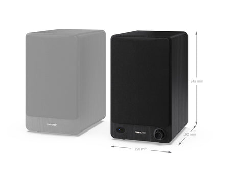 EAN 4974019216577 - Sharp Bookshelf Speakers De 2 vías Negro Inalámbrico y alámbrico 60 W imagen 12
