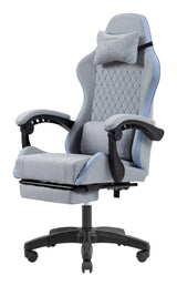 EAN 8435693112969 - Mars Gaming MGCXFSBL silla para videojuegos Silla para videojuegos de PC Asiento acolchado Azul, Gris imagen 5